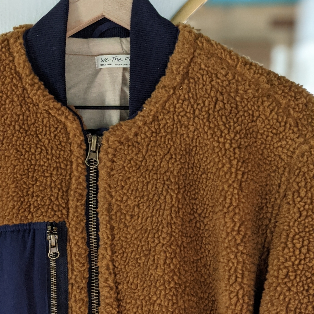 Free People Rivington Sherpa jacket XS - Picture 3 of 4